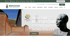 Desktop Screenshot of moseskotane.gov.za